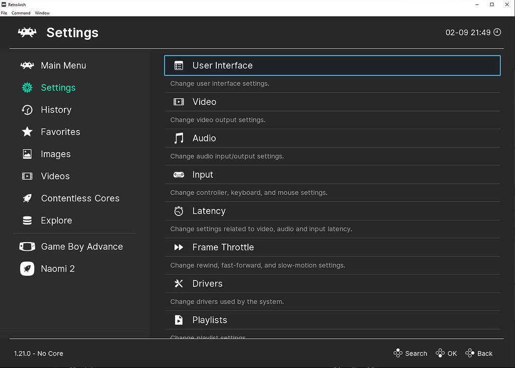 Get rid of Menu on Top - Windows devices - Libretro Forums