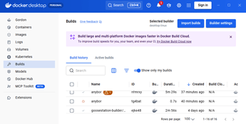 docker anybor windows build