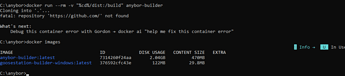 docker error
