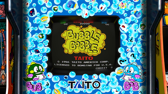 Mega Bezel Bubble Bobble
