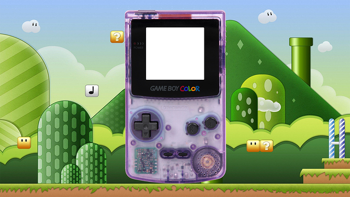 Bezel Nintendo Game Boy Color