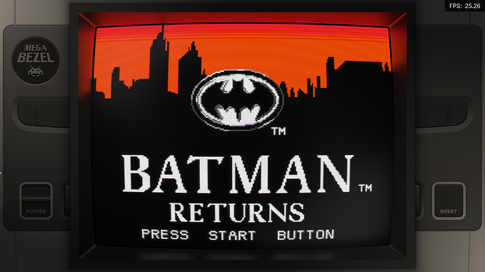 Master System Batman with Crop