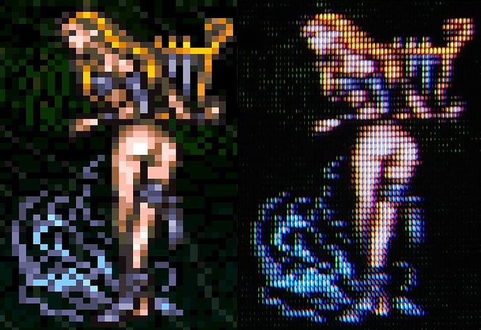 crt shader vs