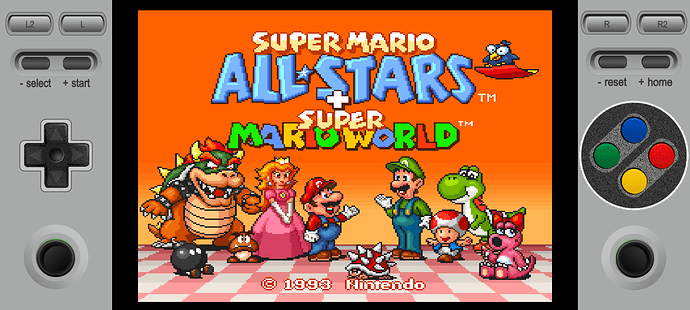 SNES STICK 2 Overlay