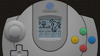 Duimon Dreamcast VMU Blue