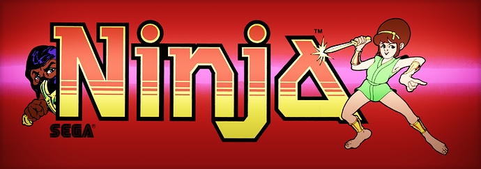 sega-ninja-marquee-illuminated-single-flourescent
