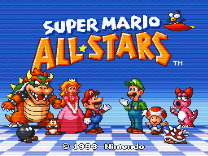 Super Mario All-Stars (USA) ddt-xbr-lv1