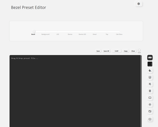Button and slider changes