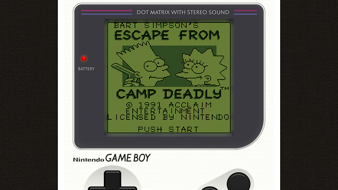 Bart Simpson's Escape from Camp Deadly (USA, Europe)-220123-164143
