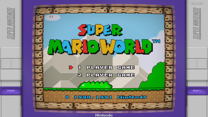 SNES Wide Frame