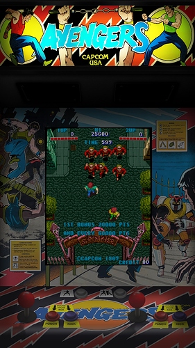 Avengers-Capcom-Vertical Overlay Screenshot 1