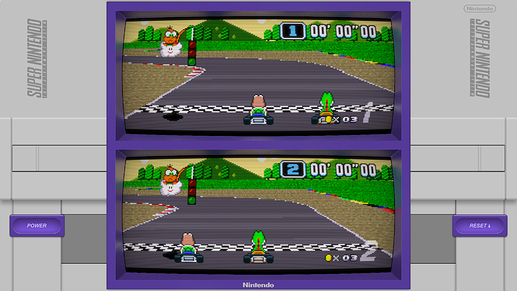 SNES Split Screen