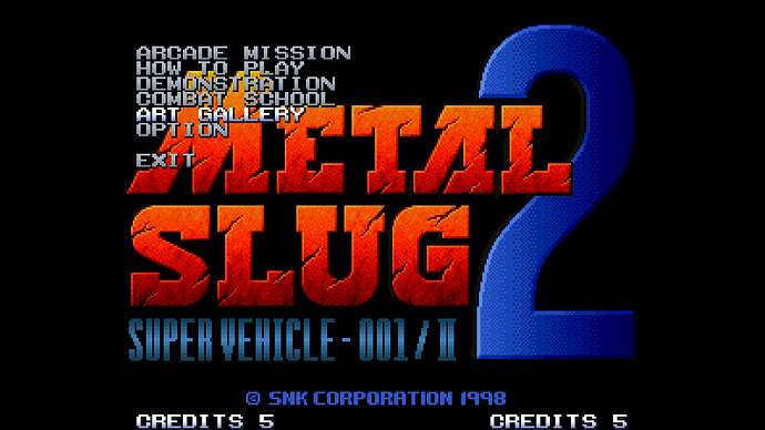 Metal Slug 2 NG CD