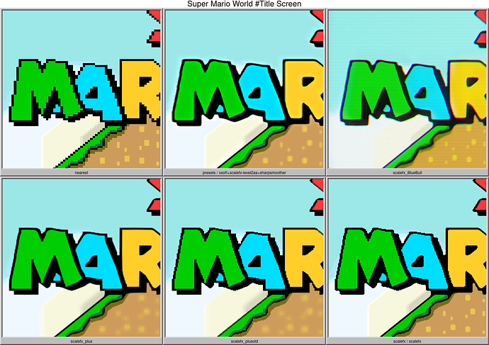 Super Mario World #Title Screen-crop-collage