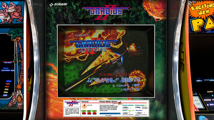 Gradius II -- Cabinet-Alt_Chrome