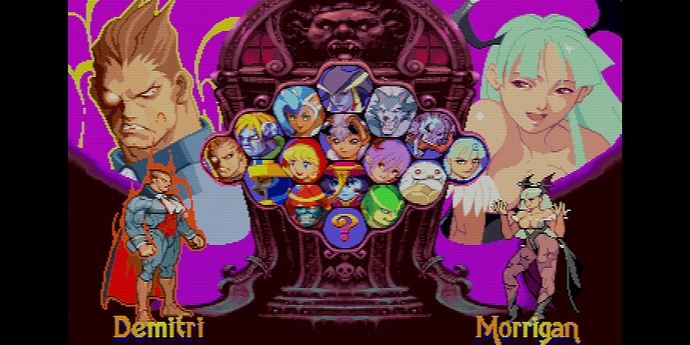 Vampire-Savior-Character-Select-Filter-Type-F-Capcom-Fighting-Collection