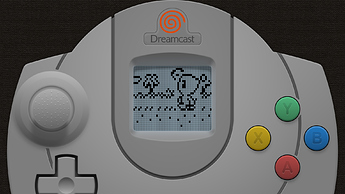 Duimon Dreamcast VMU Orange