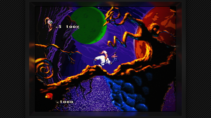 Earthworm Jim 2i was able to change it in nes and looks quite different(NTSC)-230219-012401
