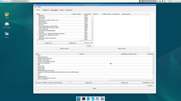 0. Launcher main window