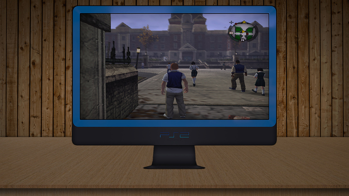 Playstation 2 16:9 Console Monitor