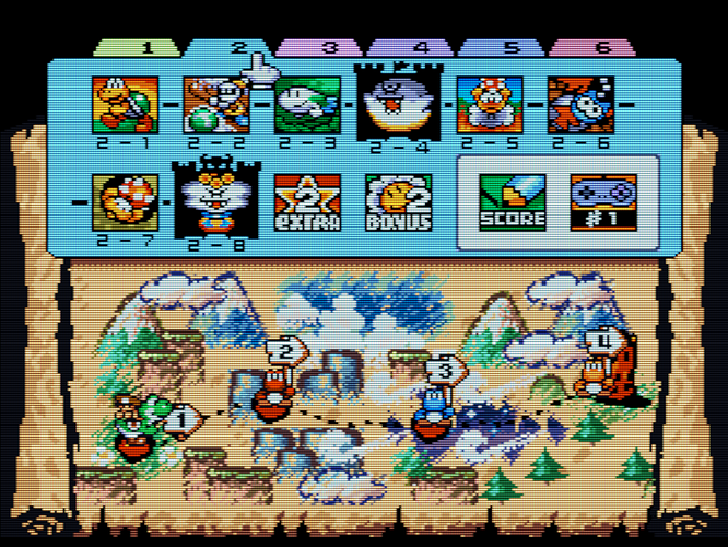 Super Mario World 2 - Yoshi's Island (U) (V1.1)-201203-124038
