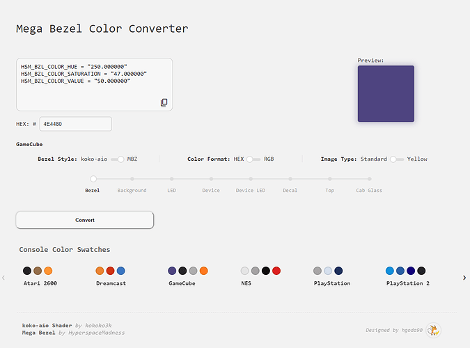 Mega Bezel Layout