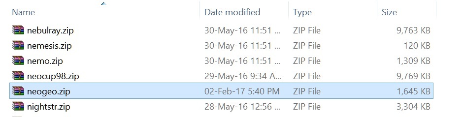Neogeo Zip File