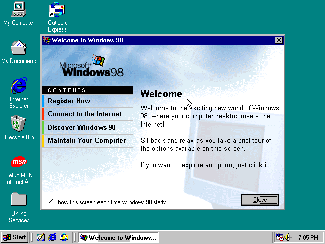 Windows 98 Second Edition-231120-190528