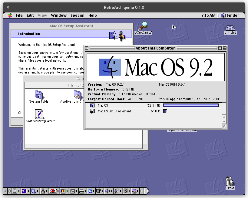 Mac OS 9.2 QEMU