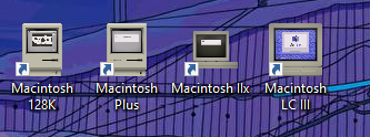 Mac shortcut icons