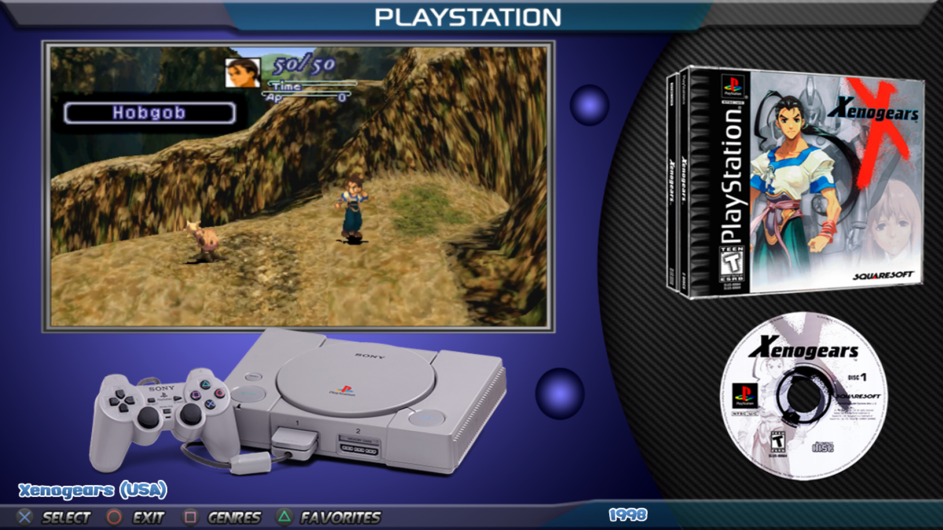 Xenogears Ps1 Playstation One Traduzido Em Portugues